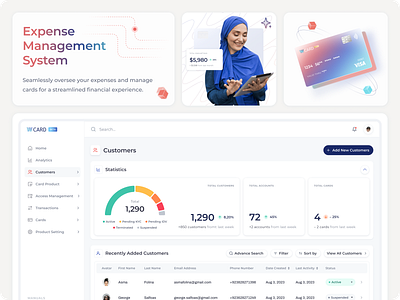 Oversee Expenses and Manage Cards 💸 figma finance saas uiux