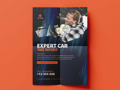 Expert automovite car repair flyer design automotive automotive flyer brochure brochure design car mechanic car repair car service car service shop expert expert car flyer flyer design graphic design print design repair