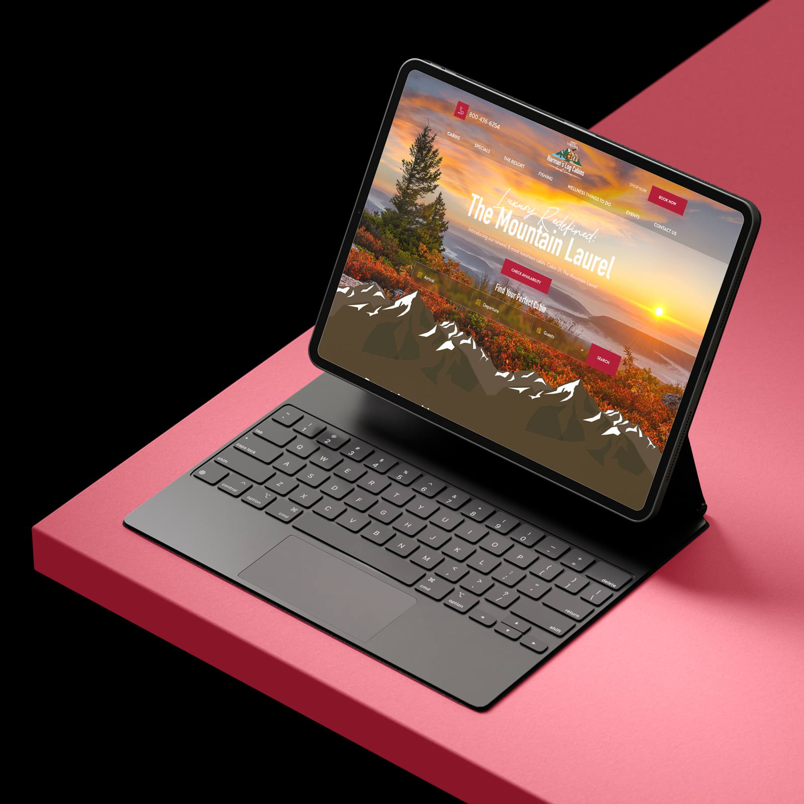 Example of Hotel Website Design