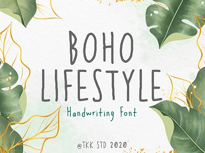 Boho Lifestyle – Cute Girly Font branding design display font elegant font gaming girly handwritting instagram poster youtube