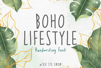 Boho Lifestyle – Cute Girly Font branding design display font elegant font gaming girly handwritting instagram poster youtube