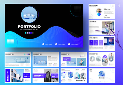 Portfolio Presentation Template map