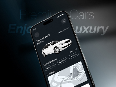 Car Rental App UI UX Design antdesk app flow app prototype car booking car rental app care hire app dark view figma design home screen design idealrahi interactive ui minimalist design mobile app design modern inteface navigation design onboarding screens travel app ui ui ux design vehicle rental