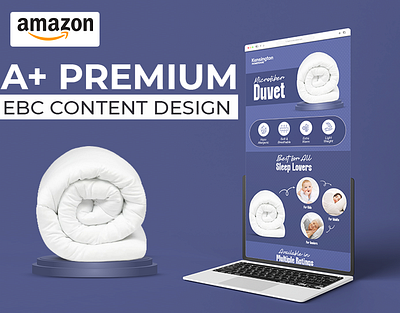 Amazon A+ Premium EBC Content Design a content amazon amazon a amazon a content amazon infographics amazon listing image banner branding design duvet branding enhanced brand content graphic design infographic infographics desigbn listing images design product branding