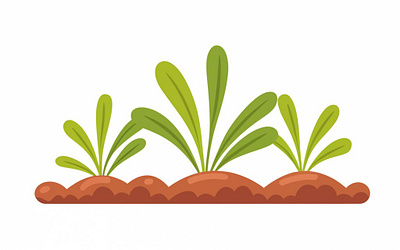 Green plant illustration graphic design illustrations logo