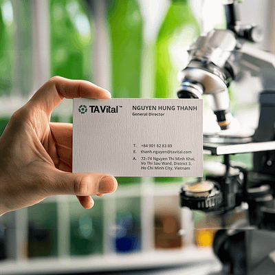 TA Vital™ business card | by BEAN CREATIVE® bean creative brand application branding branding agency business card design graphic design logo practical branding