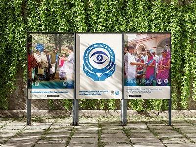 Posters design for Odia Gandhian NGO Eye Hospital, MGEHRI brand design branding clean design documentary eye hospital graphic design hospital ngo ngo branding ngo design ngo marketing odia odisha photography post post design poster poster design social media