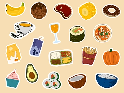 Foodie's Paradise 2d beverage art dessert vector digital art digital food art digital illustration drink icons drink illustration food beverage food graphics food illustration foodie art gourmet graphics graphic design illustration organic foods snack illustrations tasty designs vector art vibrant meals