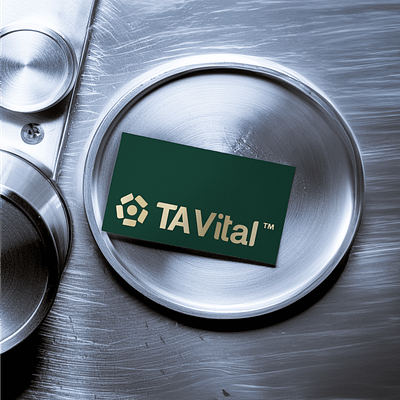 TA Vital™ business card | by BEAN CREATIVE® bean creative brand application branding branding agency business card design graphic design logo mockup practical branding