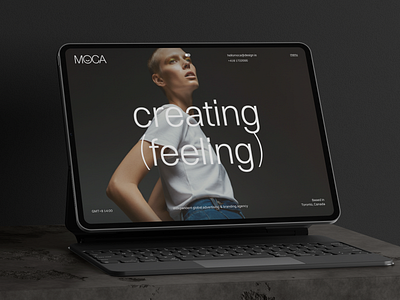 MOCA - Portfolio Site brutalist framer layout moca modernist personal portfolio site typography ui