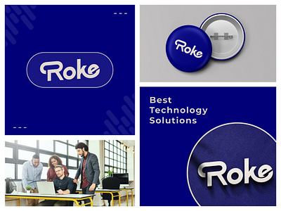 Roke: Minimalist Text-Based Logo Design brand identity branding design flat graphic design illustration logo logo design logoinspiration logomaker logomark logos logotype minimal minimalist simple text typography unique wordmark