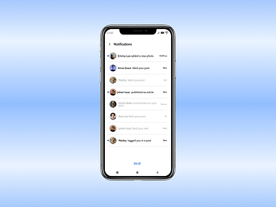 Daily UI Challenge # 55 - Notifications android branding daily challenge daily ui daily ui challenge 55 design figma figma design illustration iphone notification post reels tagged ui uiux