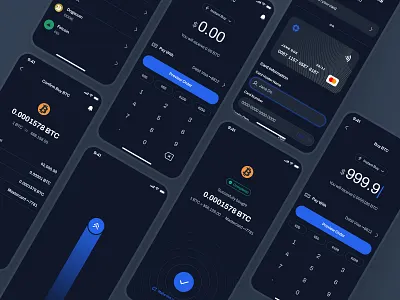 blockfy: AI Crypto Investing & Trading App - Transaction UIUX ai crypto assistant blockchain app blue clean crypto exchange app crypto investing app crypto roboadvisor crypto trading app crypto transaction crypto trend ui crypto ui kit crypto wallet app figma ui kit finance app finance ui kit minimal modern soft transaction ui web3 mobile app