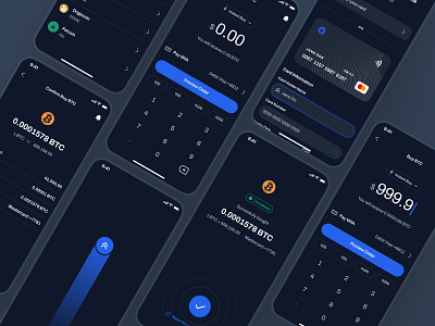 blockfy: AI Crypto Investing & Trading App - Transaction UIUX ai crypto assistant blockchain app blue clean crypto exchange app crypto investing app crypto roboadvisor crypto trading app crypto transaction crypto trend ui crypto ui kit crypto wallet app figma ui kit finance app finance ui kit minimal modern soft transaction ui web3 mobile app