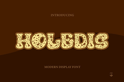 Holedis Typeface banner branding business cartoon comic display flyer font handwritten lettering logotype modern movie poster retro tshirt typeface typography