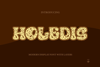 Holedis Typeface banner branding business cartoon comic display elegant flyer handwritten lettering logo logotype magazine modern movie poster retro tshirt typeface typography