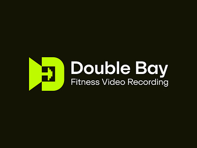 Double Bay - Fitness Logo branding crossfit design logo double bay double bay fitness fitness fitness app fitness club gym gym club health logo logo design logo designer logotype video logo workout