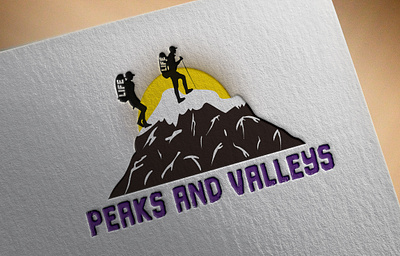 Peaks & Valleys Logo design and Post design branding graphic design logo postdesign socialmediapostdesign