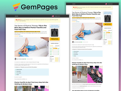 Nooro Foot Massager Advertorial Page On Gempages gempages gempages expert nooro foot massager nooro foot massager listicle nooro listicle