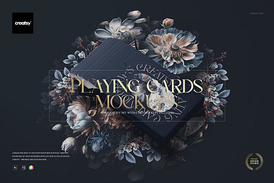 Playing Cards Mockup Set v.3 creator custom customizable design designed generator mock up mock ups mockups pattern patterns personalized playing cards mockup set v.3 printed smart object surface template templates