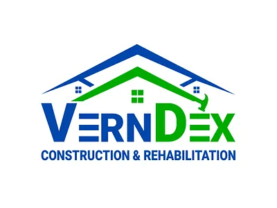 VernDex Group of Business Logos Design branding construction graphic design logo minimalist rehabilitation