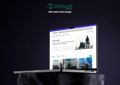 Bike Sales UI Design bike catloug showroom ui ux