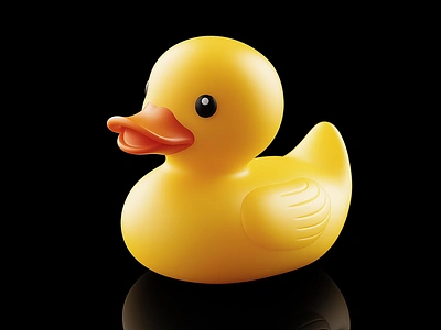 Duck Mate 3D Model generated with AI 3d ai graphic design illustration mid midjourney