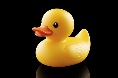 Duck Mate 3D Model generated with AI 3d ai graphic design illustration mid midjourney