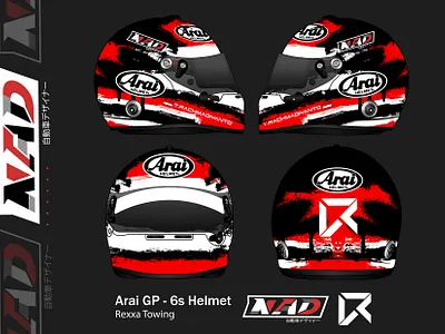 Rexxa Racing Team Arai GP-6S Helmet design arai gp 6s arai helmets automotive automotive art automotive illustration branding car artwork cars cars design drift drifting graphic design helmet helmet design livery livery design motorsport racing rally