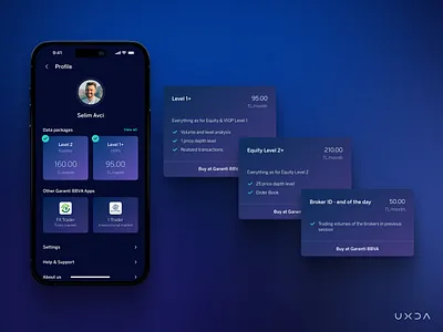 Rebuilding a Reliable Trading & Investing Platform app design bank banking bbva cx dark ui design digital bank finance financial fintech garanti garanti bbva turkey turkiye ui user experience user interface ux ux design