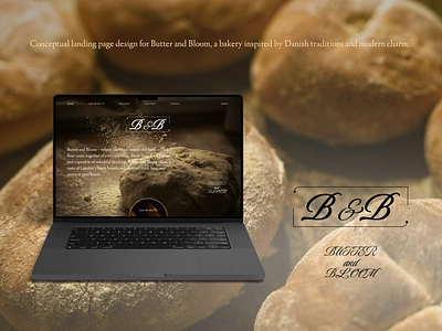 Butter & Bloom Bakery – Web Design bakery bread figma landing page pastry responsive website ui web design