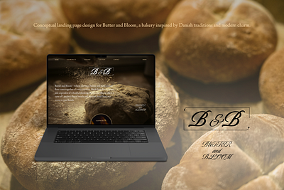 Butter & Bloom Bakery – Web Design bakery bread figma landing page pastry responsive website ui web design