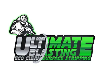 Ultimate Blasting Logo Design branding graphic design logo