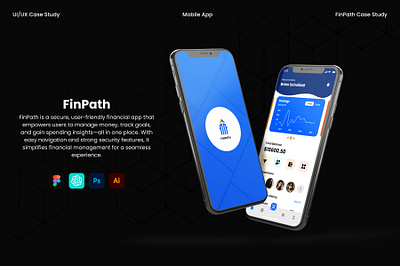 Financial Mobile App Design Case Study case study figma financial mobile app mobile app ui ui design user interface