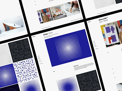 Projects - Webflow Portfolio Template generative art minimal portfolio minimalist portfolio portfolio template sidebar web design webflow portfolio webflow template