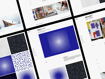 Projects - Webflow Portfolio Template generative art minimal portfolio minimalist portfolio portfolio template sidebar web design webflow portfolio webflow template