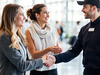 Meet and Greet Service 3d animation branding design graphic design illustration logo motion graphics ui ux vector