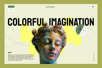 Website Design for Artists art ui web