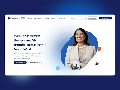 SSP Health | Website branding design illustration logo typography ui user interface ux web website