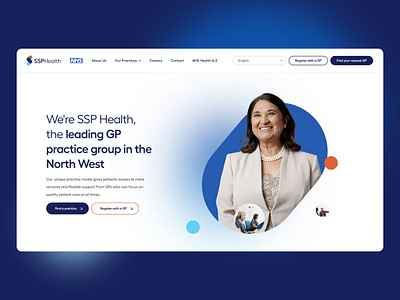 SSP Health | Website branding design illustration logo typography ui user interface ux web website