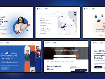 SSP Health | Showreel branding design figma illustration logo mockup showreel typography ui user interface ux web website