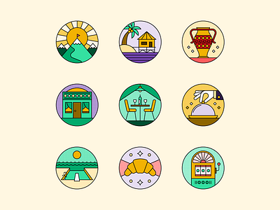 Tripadvisor Achievement Badges Pt. II design icons identity illustration logo