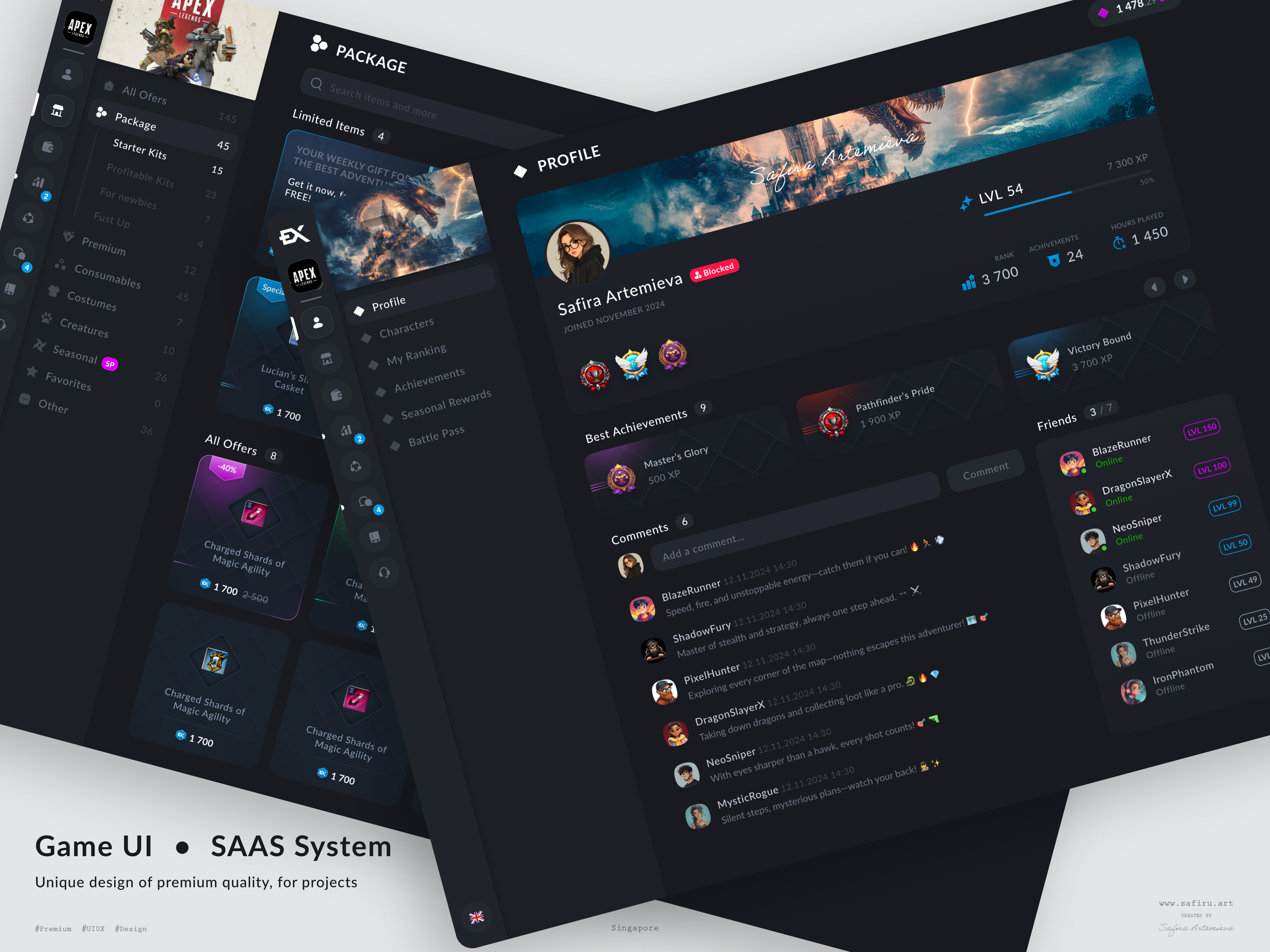Example of Premium Web Page Design