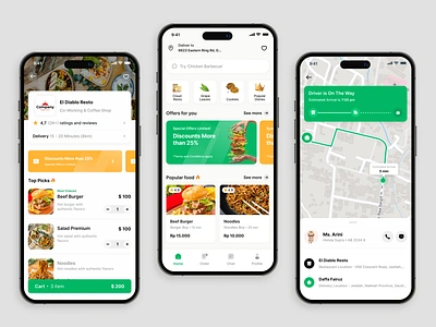 Food Delivery App UI food food delivery food order homepage mobile app ui