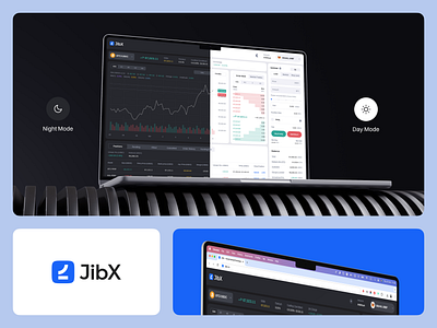 JibX — a cutting-edge decentralized exchange (DEX) platform app application blockchain branding chart crypto cryptotrading dashboard defi dex exchange fintech staking trading ui uiux ux web app web design web3