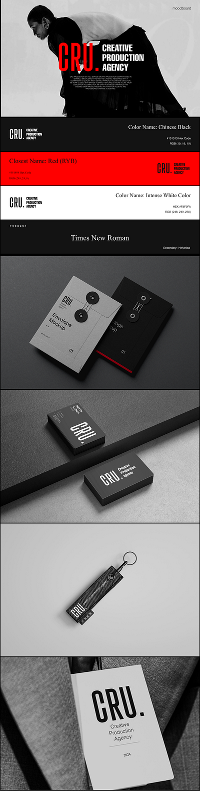 Brand Stationary & Production Agency branding design graphic design mockup