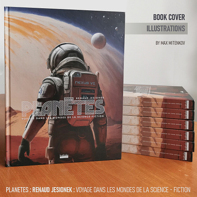 PLANETS : Book Cover : Illustrations 2d book branding concept cover design illustration painting sci fi vimark