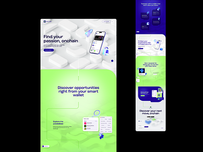 Pass App pt.01 3d animation art direction design ui ux web website