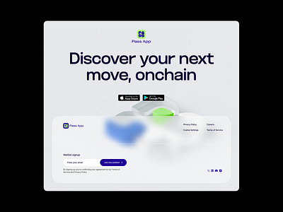 Pass App pt.03 3d animation art direction crypto design ui ux web website