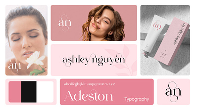 Ashley Nguyen Artistry - Visual Identity 3d animation branding graphic design logo motion graphics ui